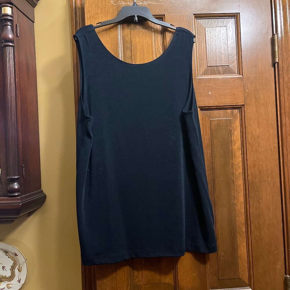 NWT Chico’s Travelers, Black, Tank Top.  Sleeveless.  Sz. 3 Chico’s.  14/16 Reg. - Picture 8 of 8